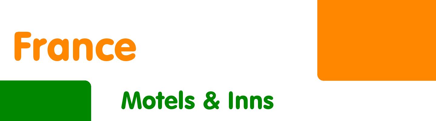 Best motels & inns in France - Rating & Reviews